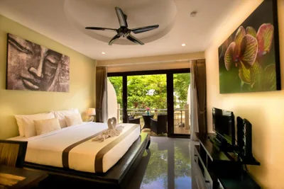 Deluxe kamer met balkon — Sunset Hill Boutique Resort Koh Phangan